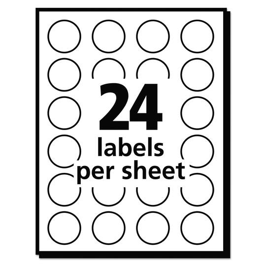 18 Packs: 1,008 ct. (18,144 total) Avery® Assorted Colors Printable  Removable Color-Coding Labels